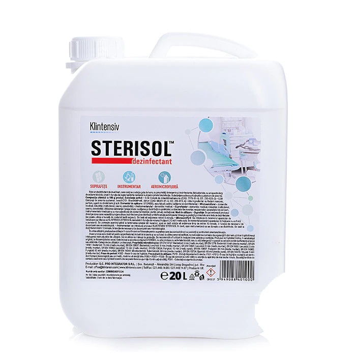Sterisol™ – dezinfectant pentru suprafete si instrumentar 20l - avizat ms